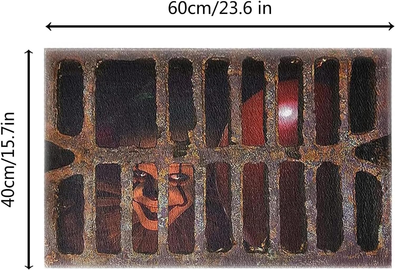 Halloween 3D Illusion Clown Doormat, (15.7 x 23.6) Halloween Clown Drain Doormat, Indoor and Outdoor Horror Movie Clown Halloween Area Carpet Decoration (Blue-Black) Halloween 3D Illusion Clown Doormat, (15.7 x 23.6) Halloween Clown Drain Doormat, Indoor and Outdoor Horror Movie Clown Halloween Area Carpet Decoration (Blue-Black)