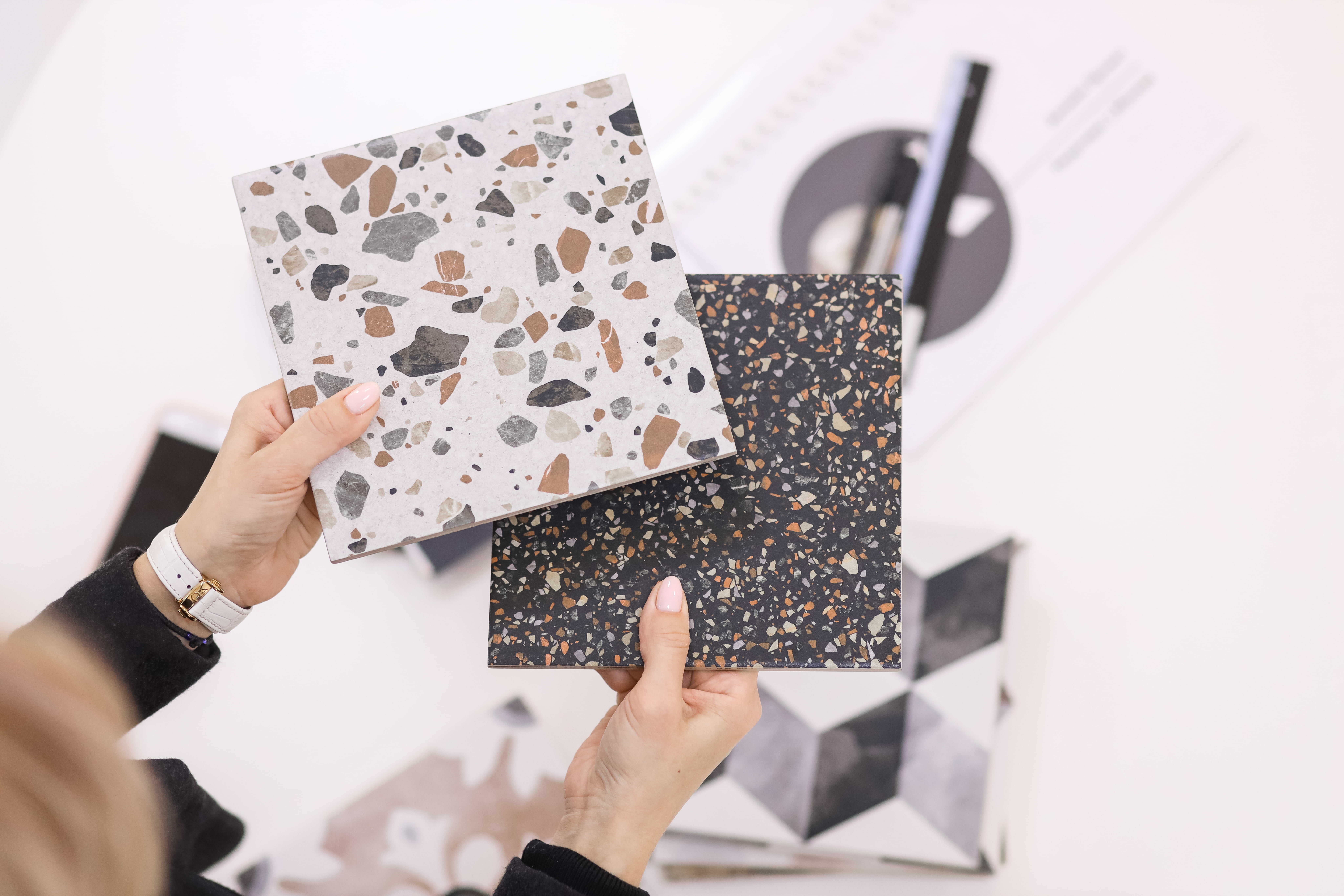 Selecting materials and fixtures