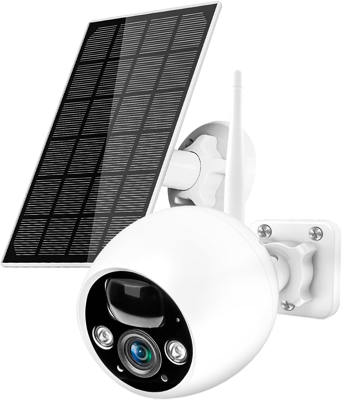 Wireless Security Camera Outdoor Solar Powered, 2K HD 2.4G WiFi Battery Cameras for Home Security Outside Cam Motion Detection Siren Alarm, Spotlight Night Vision Two Way Audio Cloud/SD Storage Wireless Security Camera Outdoor Solar Powered, 2K HD 2.4G WiFi Battery Cameras for Home Security Outside Cam Motion Detection Siren Alarm, Spotlight Night Vision Two Way Audio Cloud/SD Storage