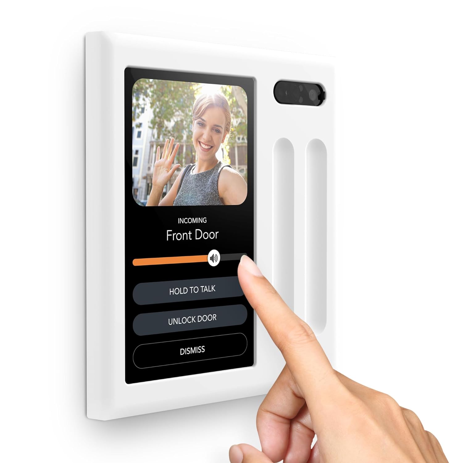 Brilliant Smart Home Control (2-Switch Panel) — Alexa Built-In  Compatible with Ring, Sonos, Hue, Google Nest, Wemo, SmartThings, Apple HomeKit — In-Wall Touchscreen Control for Lights, Music,  More